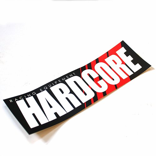Hardcore Sticker Racing Equipement