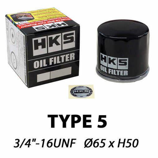 Filtre à Huile HKS Type 5 | 3/4"-16 UNF (Kei Cars Nissan, Mitsubishi, Suzuki...)