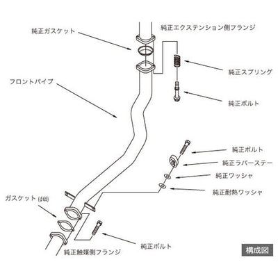 Downpipe HKS pour Mitsubishi Lancer Evo 9