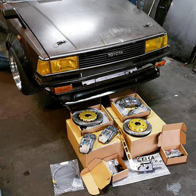 Kit Gros Freins CEIKA Sur-Mesure Toyota Corolla KE70 TE70 TE72 (79~84)