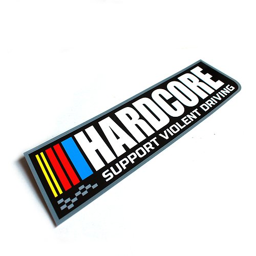 Hardcore Sticker Nascar