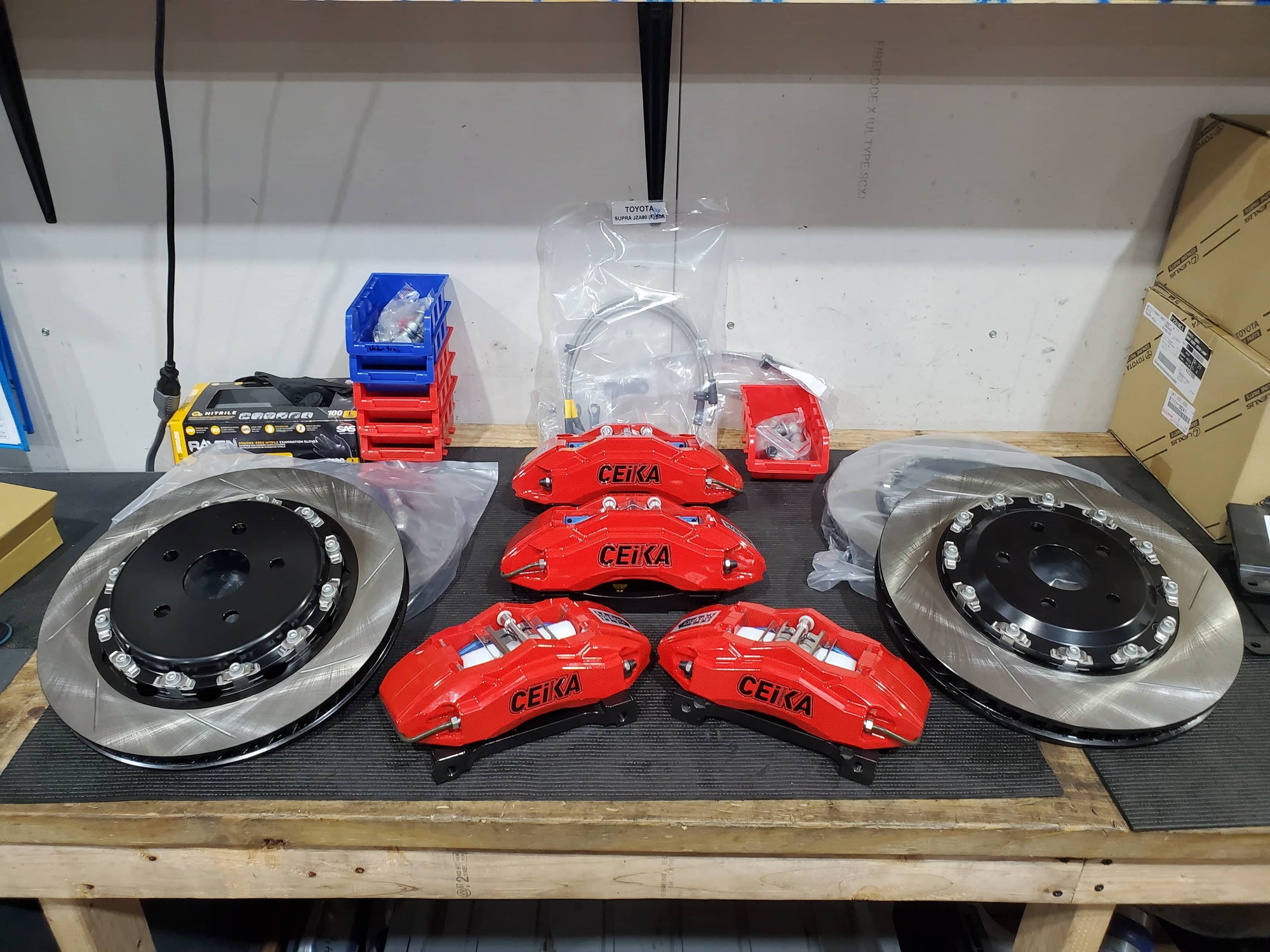 Kit Gros Freins CEIKA Sur-Mesure Toyota Supra mk4 JZA80 (93~98)