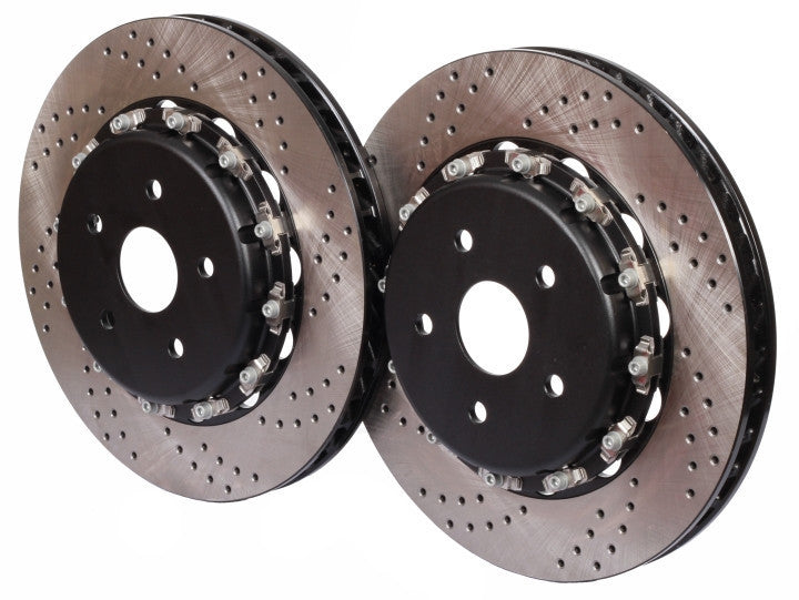 Mitsubishi Evolution Ⅶ CT9A (05~07) CEIKA 2-Piece 300x22mm Rear Disc/Rotor OEM Replacement - ceikaperformance
