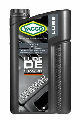 YACCO LUBE DE SAE 5W30 ACEA C3 2L