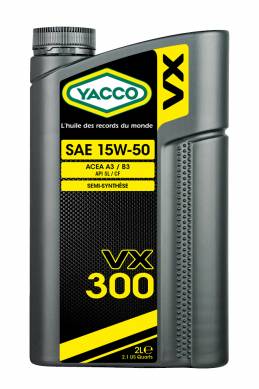 YACCO VX 300 SAE 15W50 ACEA A3/B3 2L